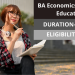 BA economics distance education