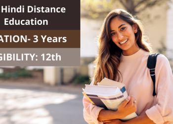 BA hindi distance education