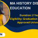 Ma history distance education